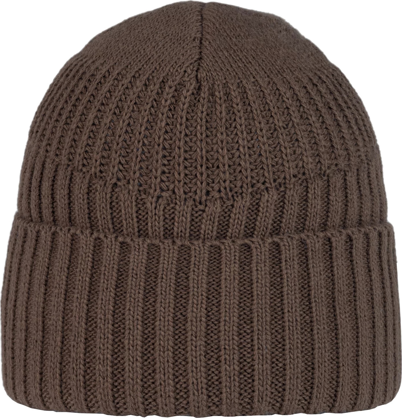 Hnedá turistická čiapka Buff Renso Knitted Fleece Hat Beanie 1323363151000 Veľkosť: ONE SIZE