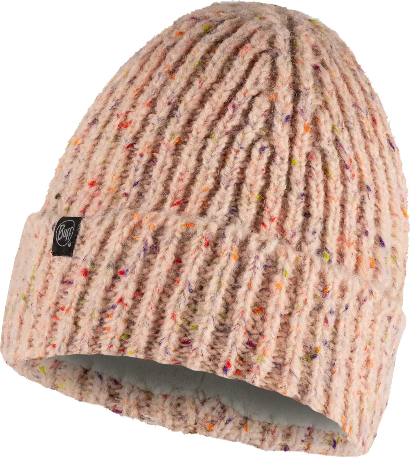 Svetloružová športová čiapka Buff Kim Knitted Fleece Hat Beanie 1296985081000 Veľkosť: ONE SIZE