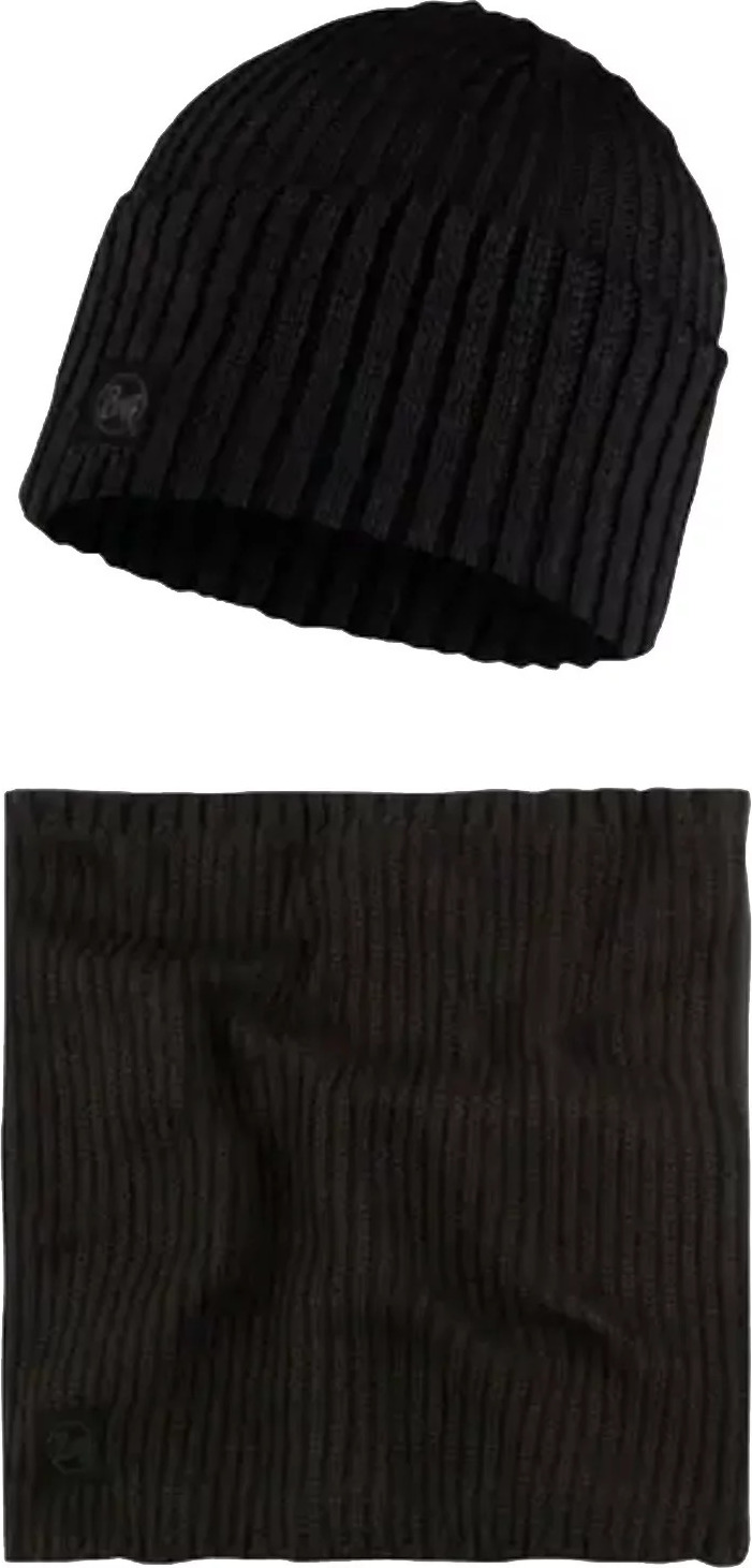 Čierna čiapka a nákrčník Buff Gift Pack Set Beanie and Neckwarmer 1323499011000 Veľkosť: ONE SIZE