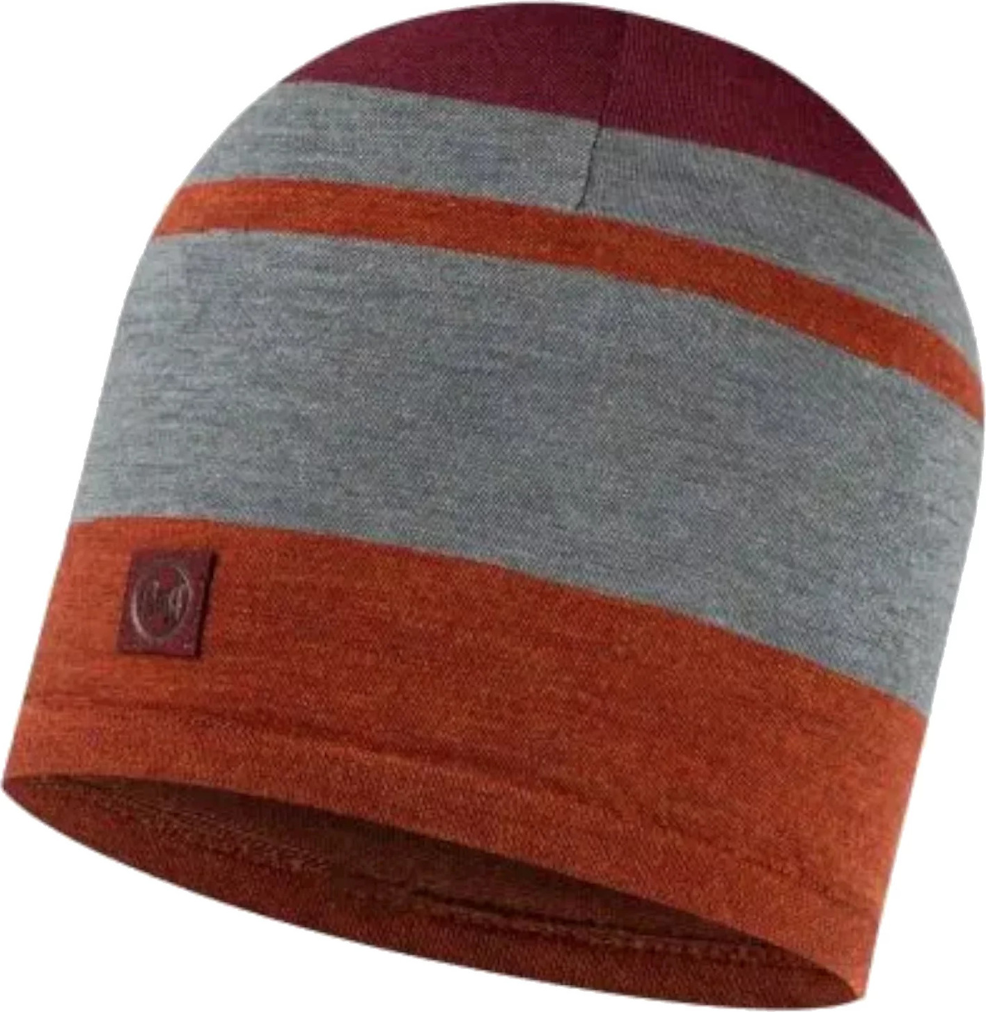 Sivo-oranžová čepice Buff Merino Move Beanie 1302214161000 Veľkosť: ONE SIZE