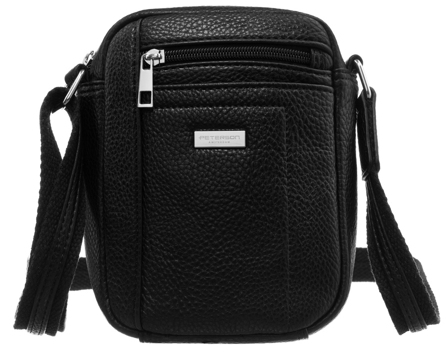 Peterson Čierna taška cez rameno PU PTN 504-MACRO Veľkosť: ONE SIZE