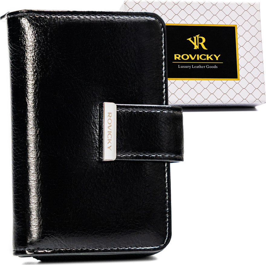 ROVICKY čierna dámska peňaženka V242 PU RPX-31-ML Veľkosť: ONE SIZE
