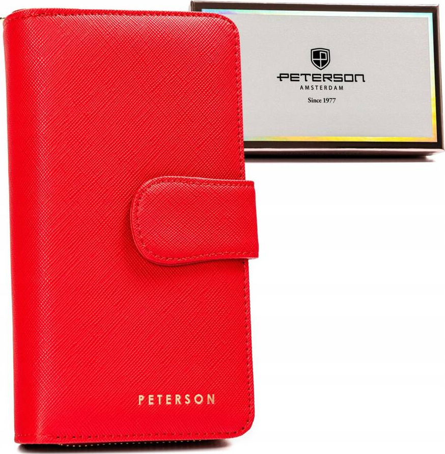 Peterson červená Peňaženka Y553 [DH] PTN 008-SAF Veľkosť: ONE SIZE