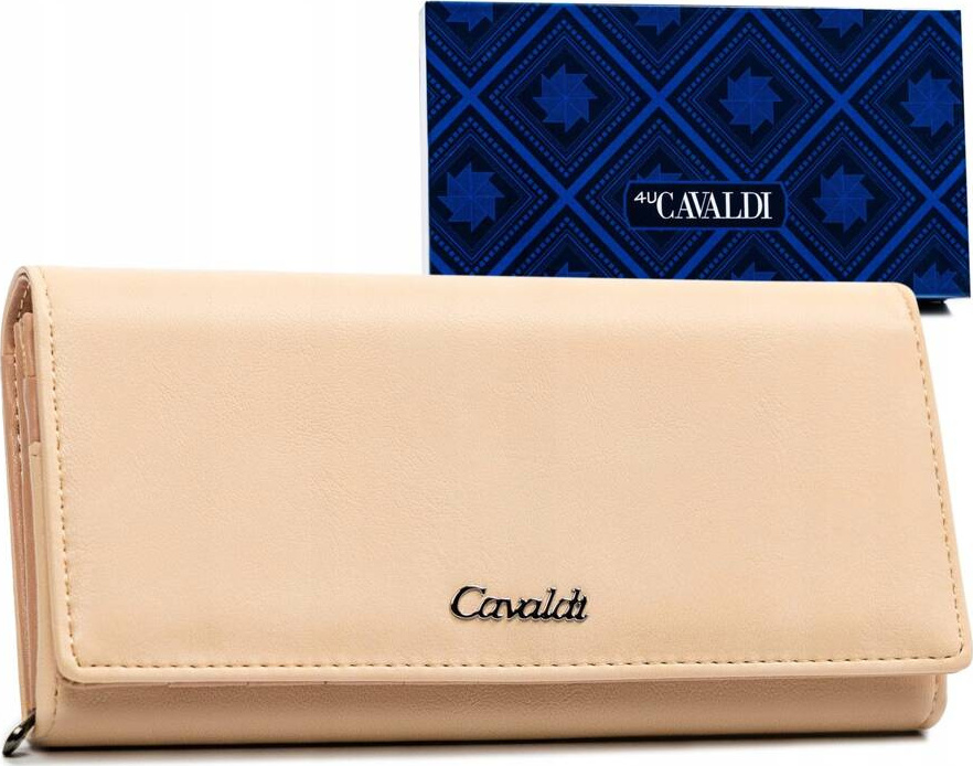 4U Cavaldi béžová veľká peňaženka M591 [DH] GD20-DNM Veľkosť: ONE SIZE