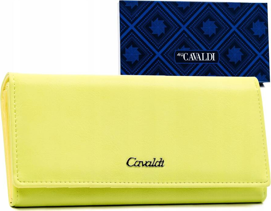 4U Cavaldi limetková veľká peňaženka M590 [DH] GD22-DNM Veľkosť: ONE SIZE
