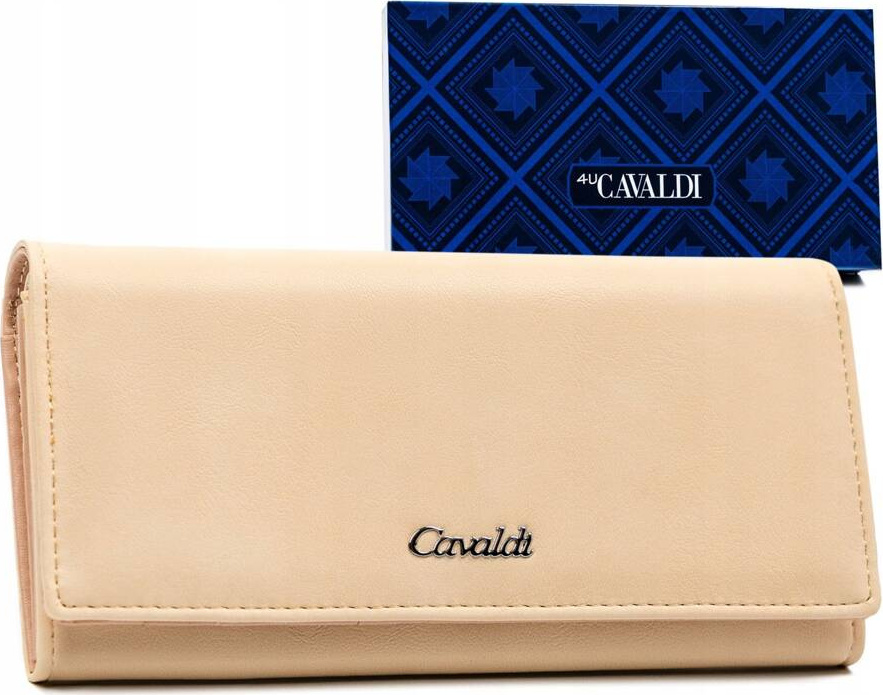 4U Cavaldi béžová veľká peňaženka M589 [DH] GD22-DNM Veľkosť: ONE SIZE