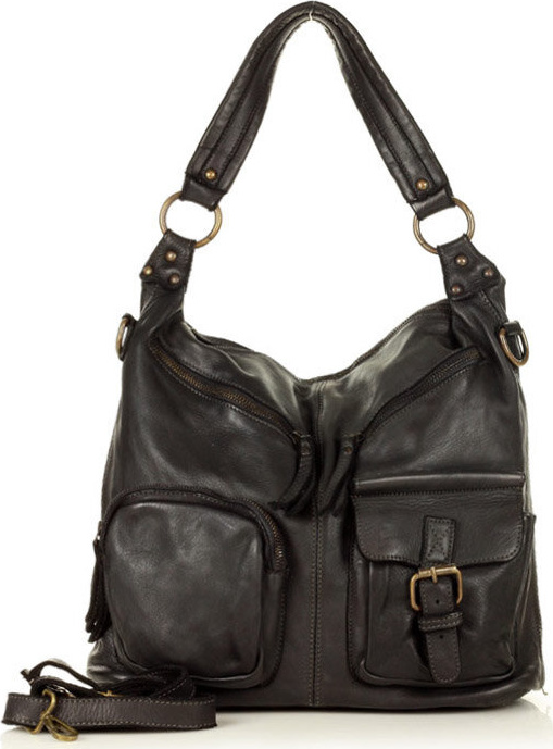 MARCO MAZZINI tmavohnedá kabelka v23a Veľkosť: ONE SIZE