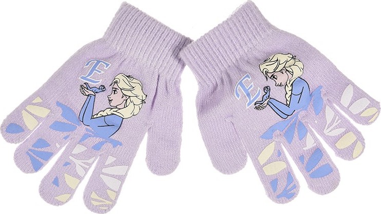 Disney - Frozen svetlofialové rukavice Veľkosť: ONE SIZE