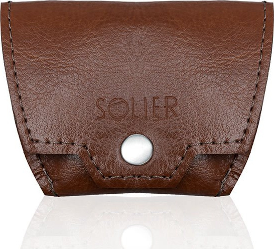 Hnedá peňaženka na mince SOLIER SA10 VINTAGE BROWN Veľkosť: ONE SIZE