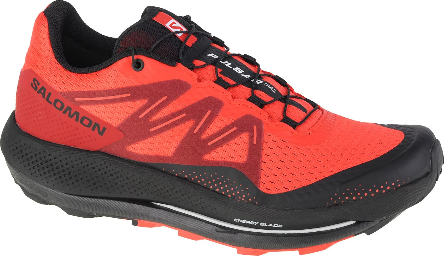 Červené bežecké topánky Salomon Pulsar Trail 416029 Veľkosť: 42 2/3
