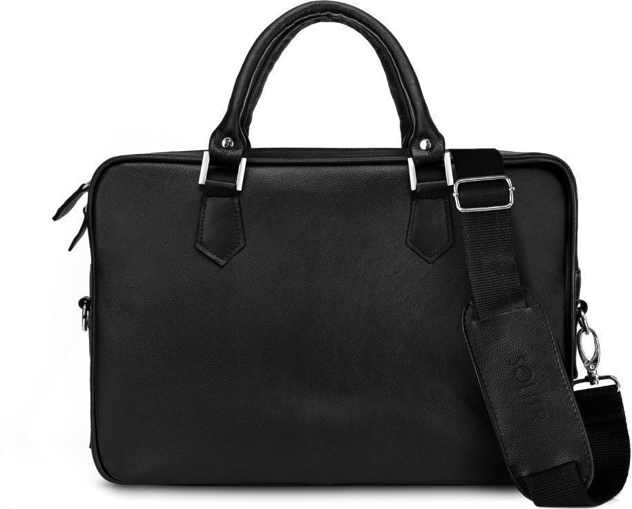 Čierna pánska taška Solier SL22 BLACK Veľkosť: ONE SIZE