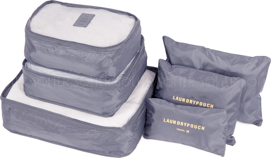 Solier Sivá sada organizérov do kufra grey SA55) Veľkosť: ONE SIZE