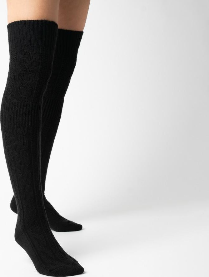Čierne dámske nadkolienky Art.089 TD15, BLACK Veľkosť: 35/37