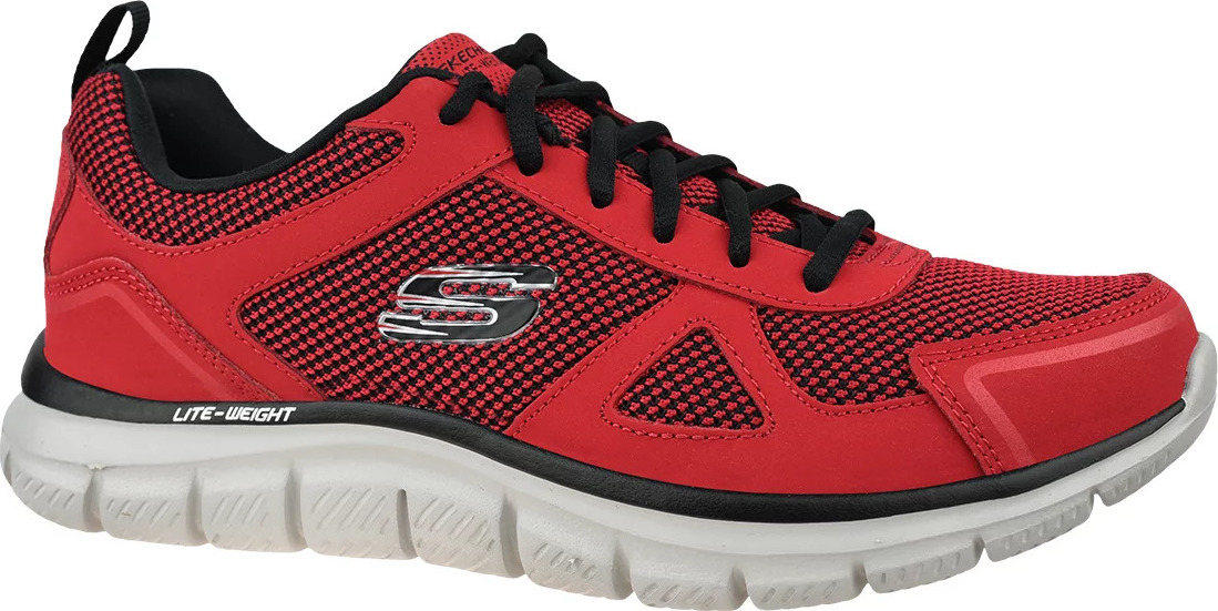 ČERVENÉ TENISKY SKECHERS TRACK-BUCOLO 52630-RDBK Veľkosť: 41