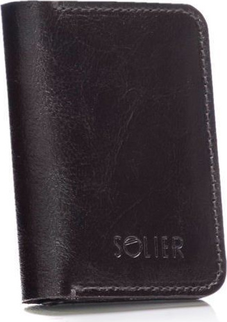 Elegantná pánska peňaženka značky SOLIER SW16 DARK BROWN Veľkosť: ONE SIZE