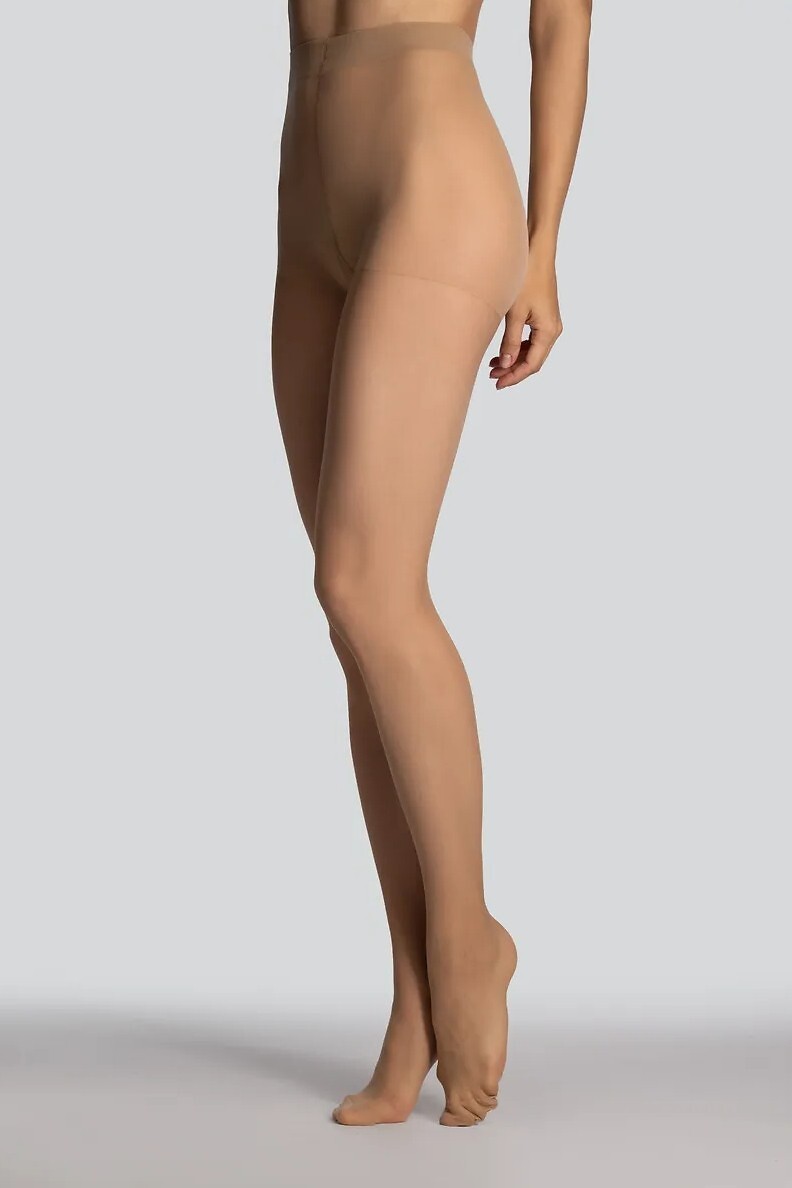 Matné silonky Mona Viola Matt Effect 15 deň Veľkosť: M, Barva: Karamelová