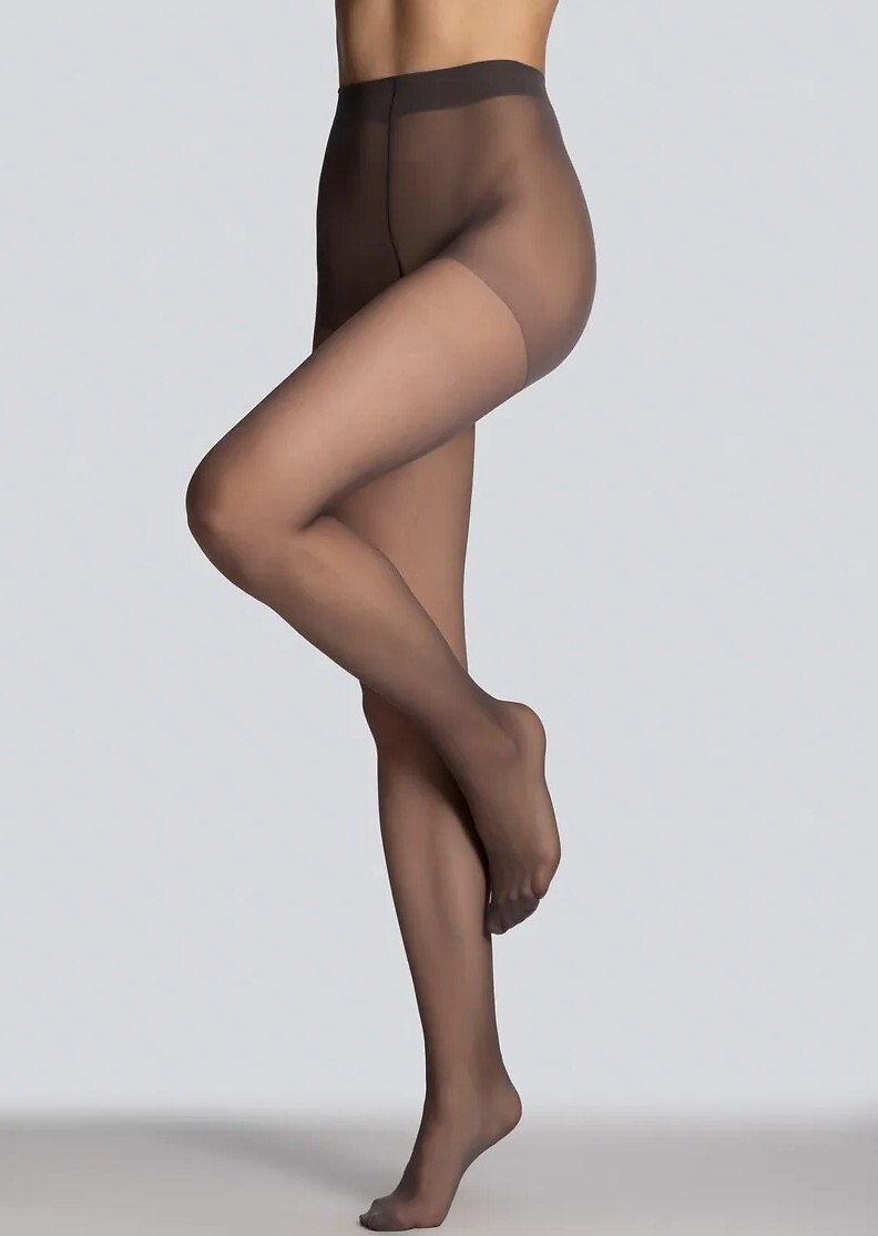 Matné silonky Mona Viola Matt Effect 15 deň Veľkosť: S, Barva: sivo-hnedá