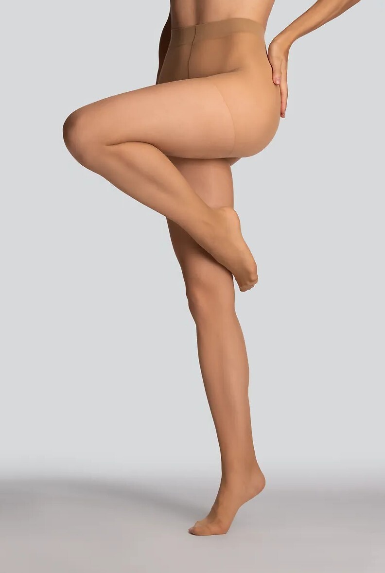 Matné silonky Mona Viola Matt Effect 15 deň Veľkosť: S, Barva: tmavohnedá