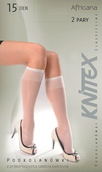 Silonkové podkolienky Knittex 31002 Africana A'2 Veľkosť: ONE SIZE, Barva: tmavohnedá