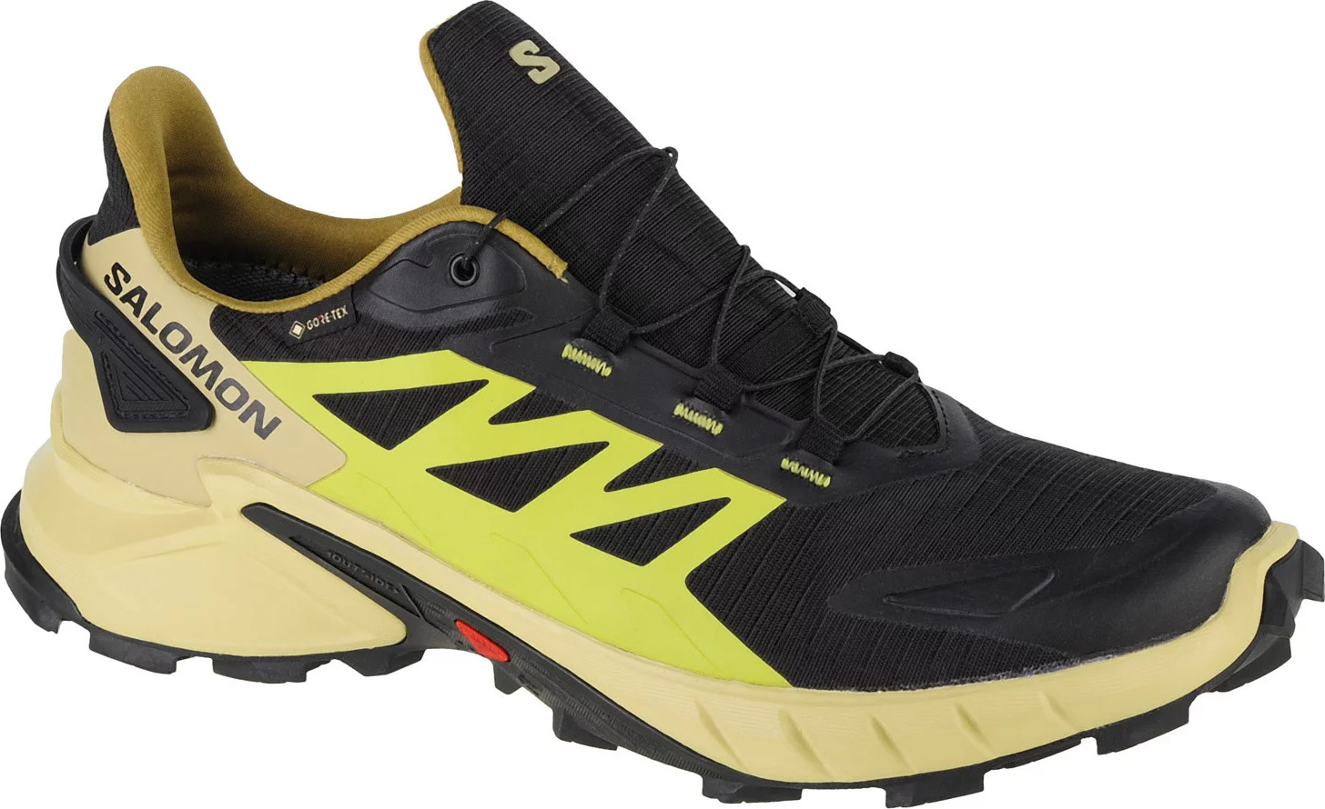 Čierno-žlté bežecké tenisky Salomon Supercross 4 GTX 417317 Veľkosť: 46