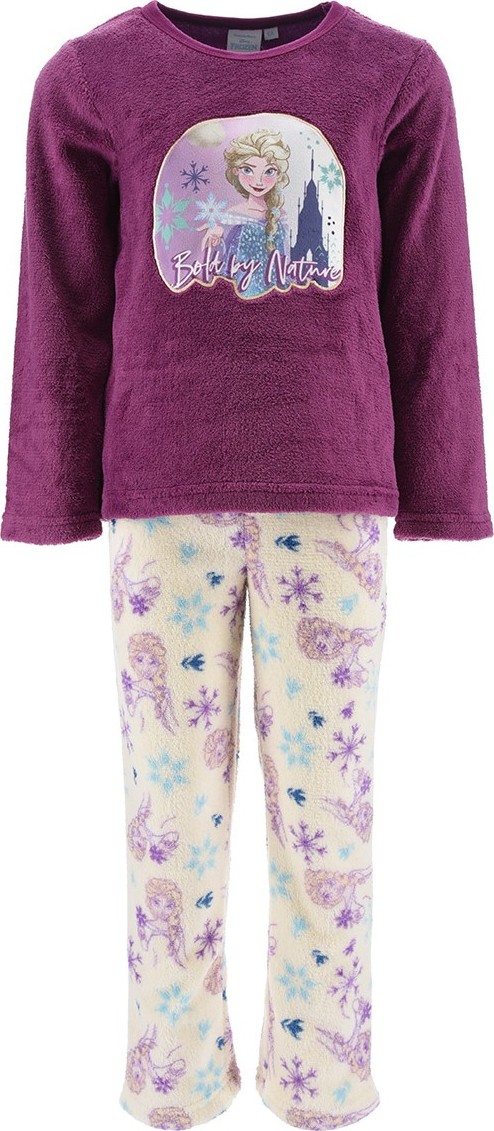 Frozen fialové fleecové dievčenské pyžamo Veľkosť: 116