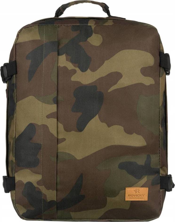 Rovicky Tmavozelený maskáčový cestovný batoh [DH] RV-PL-ZERO Veľkosť: ONE SIZE