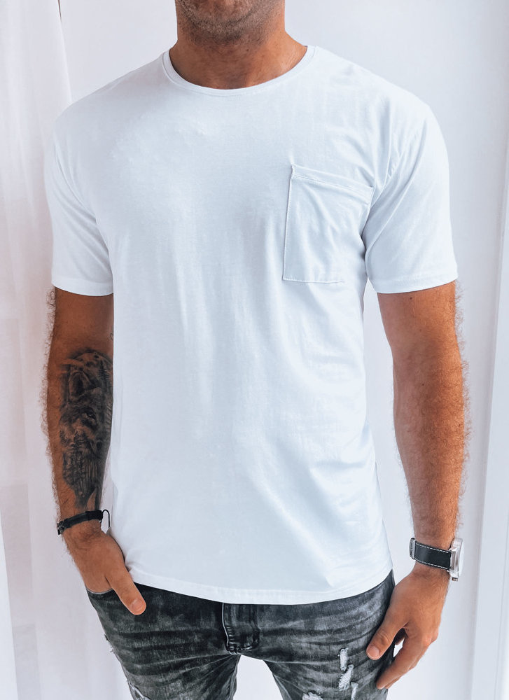 Biele tričko s náprsným vreckom RX5286 Veľkosť: XL