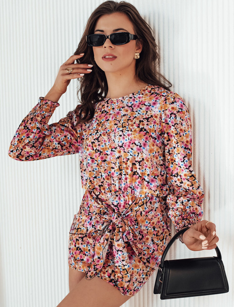 Farebné kvetinové šaty KASTIA EY2438 Veľkosť: ONE SIZE