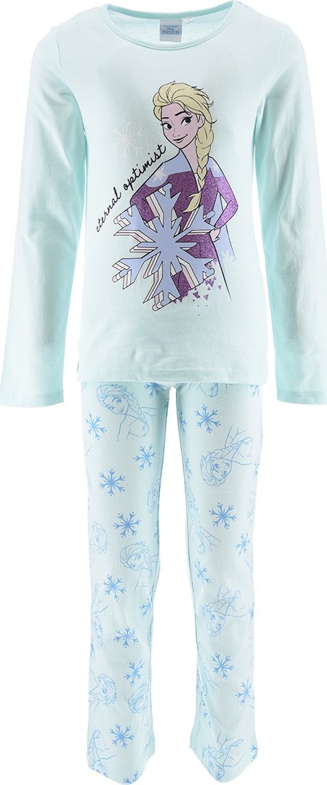 Svetlomodré bavlnené pyžamo Disney - Frozen Veľkosť: 128