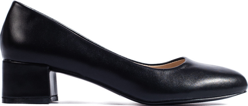 Čierne lodičky na nízkom podpätku GD-FL490A-B Veľkosť: 37