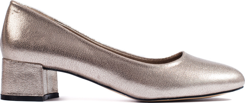 Zlaté lodičky na nízkom podpätku GD-FL490B-TAU Veľkosť: 36