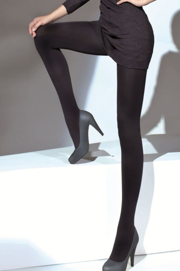 Knittex Čierne dámske termo silonky Arctica Thermo Tights 600 den 12114 Arctica Thermo Tights 600 deň 5-6 Veľkosť: XL/2XL