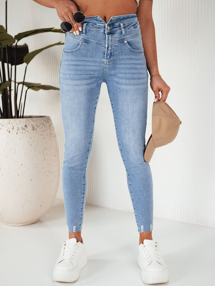 Svetlomodré skinny rifle MARIE UY1867 Veľkosť: S