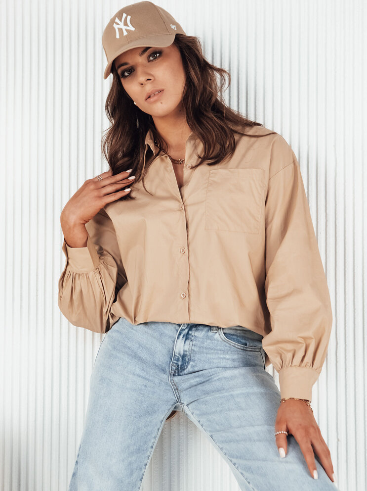 Camel bavlnená košeľa KLARA DY0371 Veľkosť: S