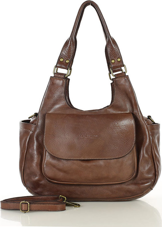 MARCO MAZZINI Hnedá retro kabelka (v154f) Veľkosť: ONE SIZE