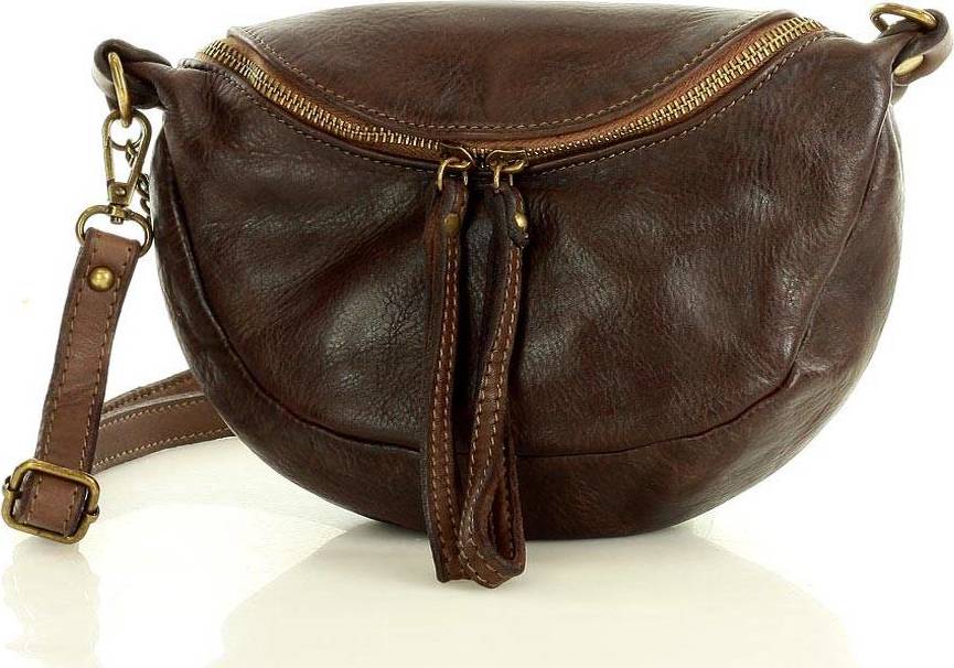 MARCO MAZZINI CROSSBODY KABELKA - TMAVO HNEDÁ V61E Veľkosť: ONE SIZE