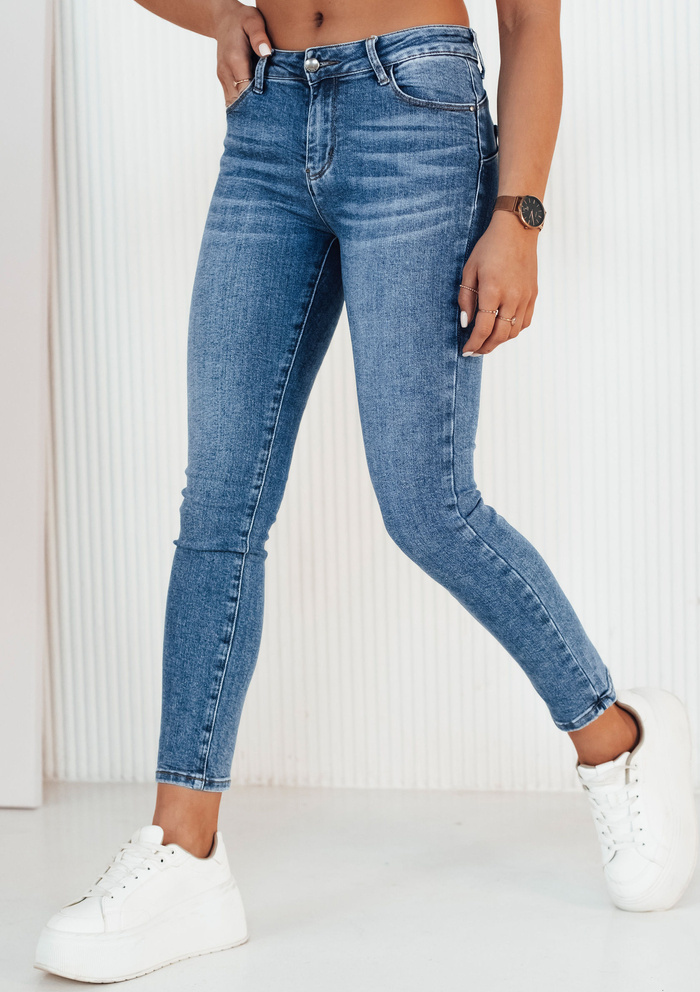 Modré džínsové nohavice BEVINO UY1919 Veľkosť: 31