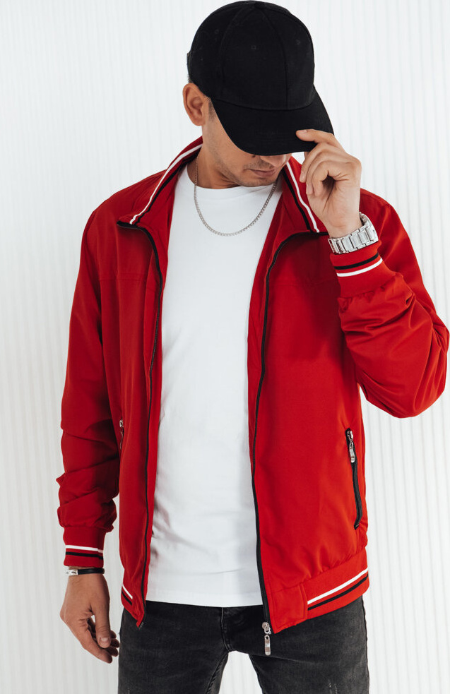 Červená prechodná bunda TX4676 Veľkosť: 2XL