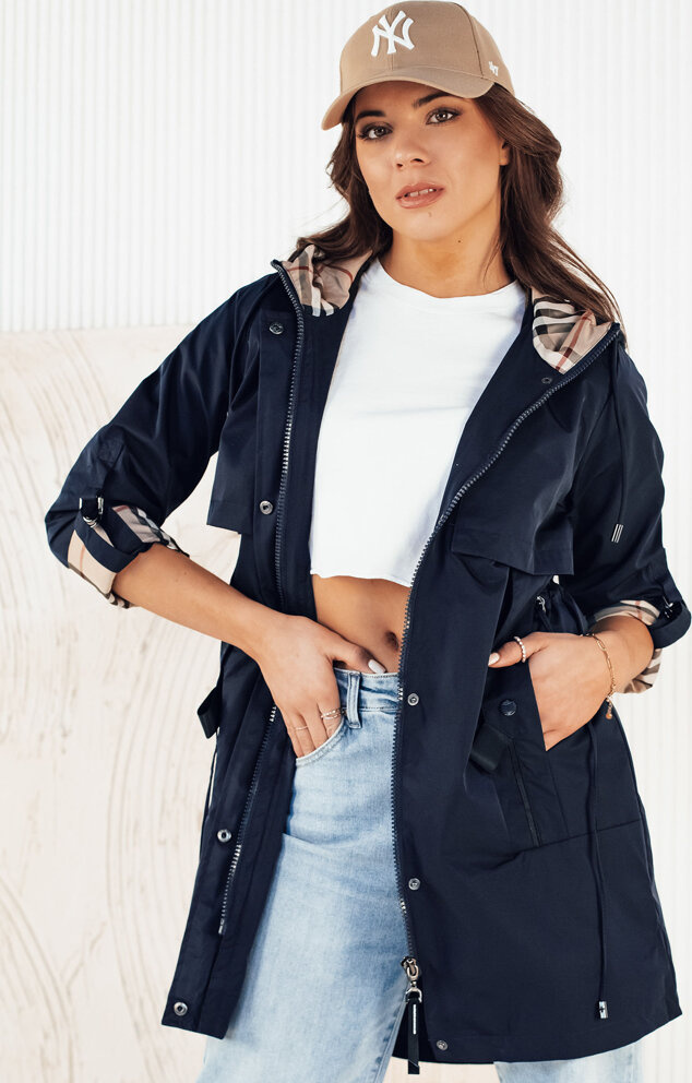 Tmavomodrá parka VERDU TY4227 Veľkosť: S