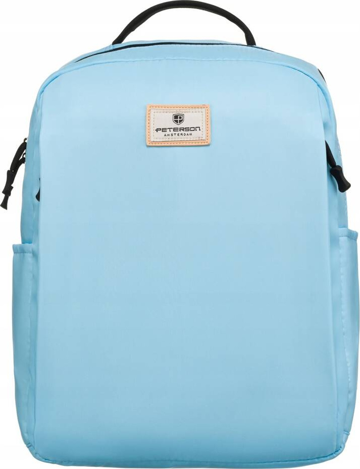 Peterson svetlomodrý batoh s vreckom na notebook PTN 77707 Veľkosť: ONE SIZE