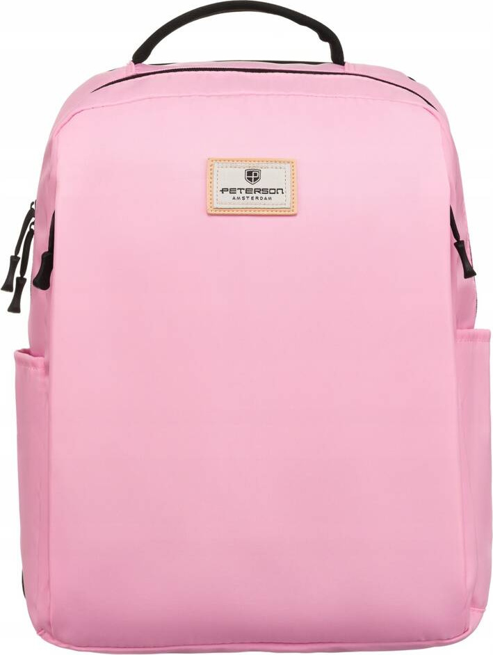 Peterson ružový batoh s vreckom na notebook PTN 77707 Veľkosť: ONE SIZE