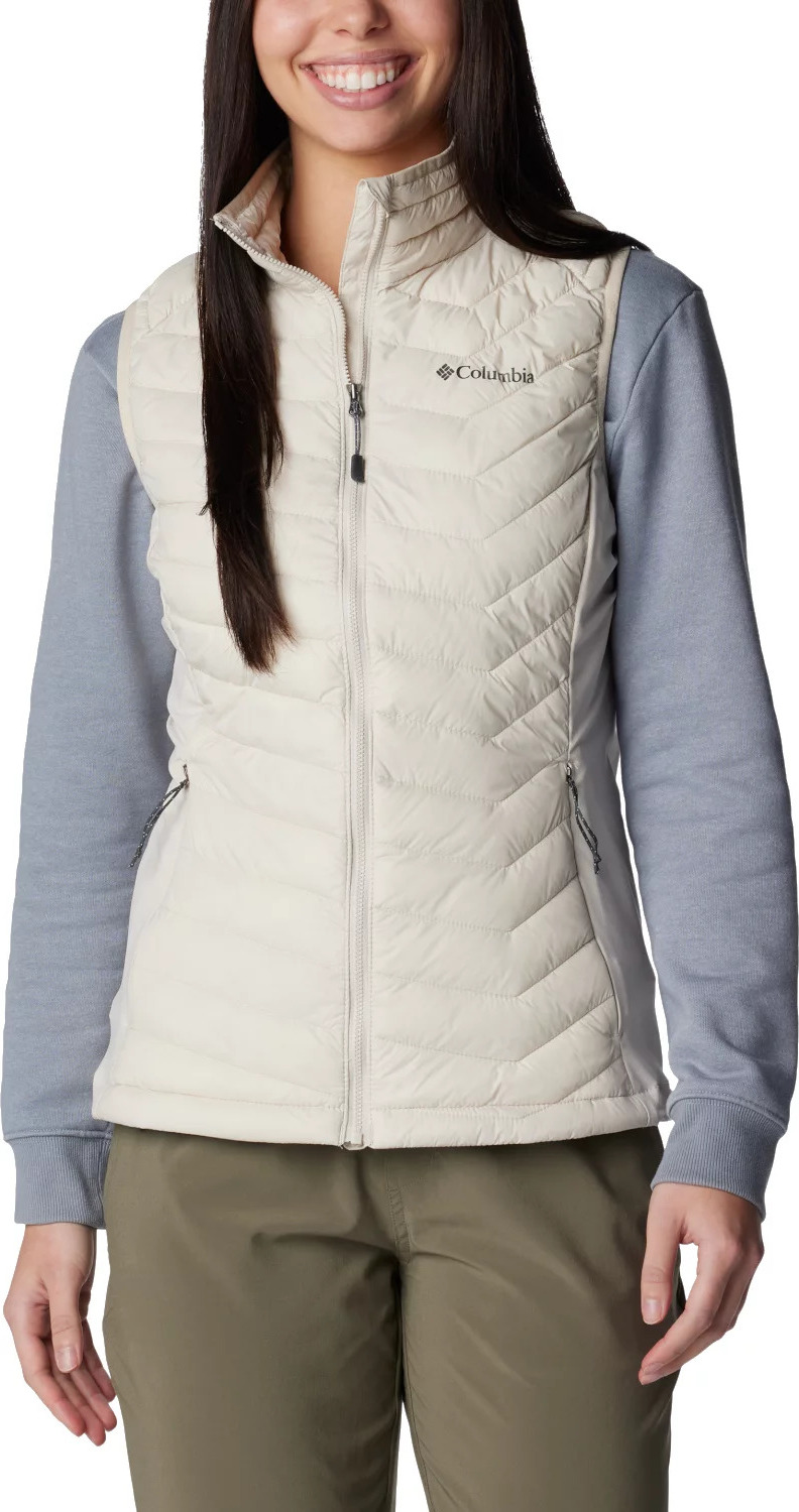 Smotanová športová vesta Columbia Powder Pass Vest 1832222278 Veľkosť: M