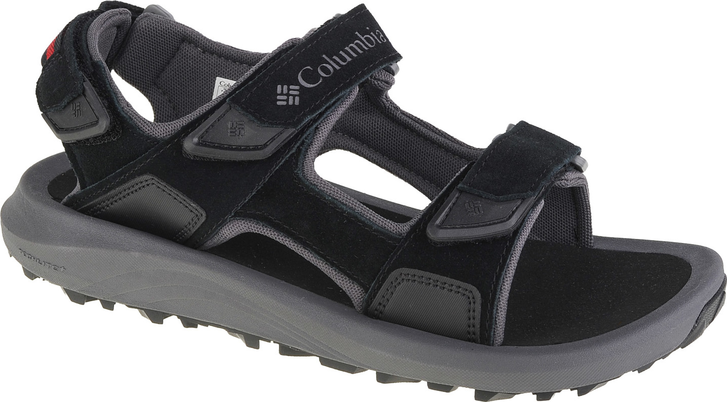 ČIERNE PÁNSKE SANDÁLE COLUMBIA TRAILSTORM HIKER 3 STRAP SANDAL 1987221010 Veľkosť: 45