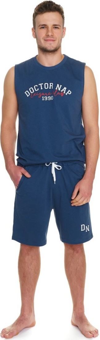 Pánske modré pyžamo športového štýlu Veľkosť: M