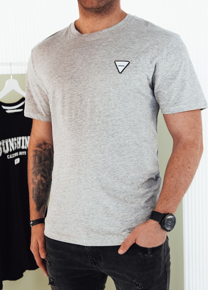 Sivé pánske basic tričko RX5441 Veľkosť: 2XL
