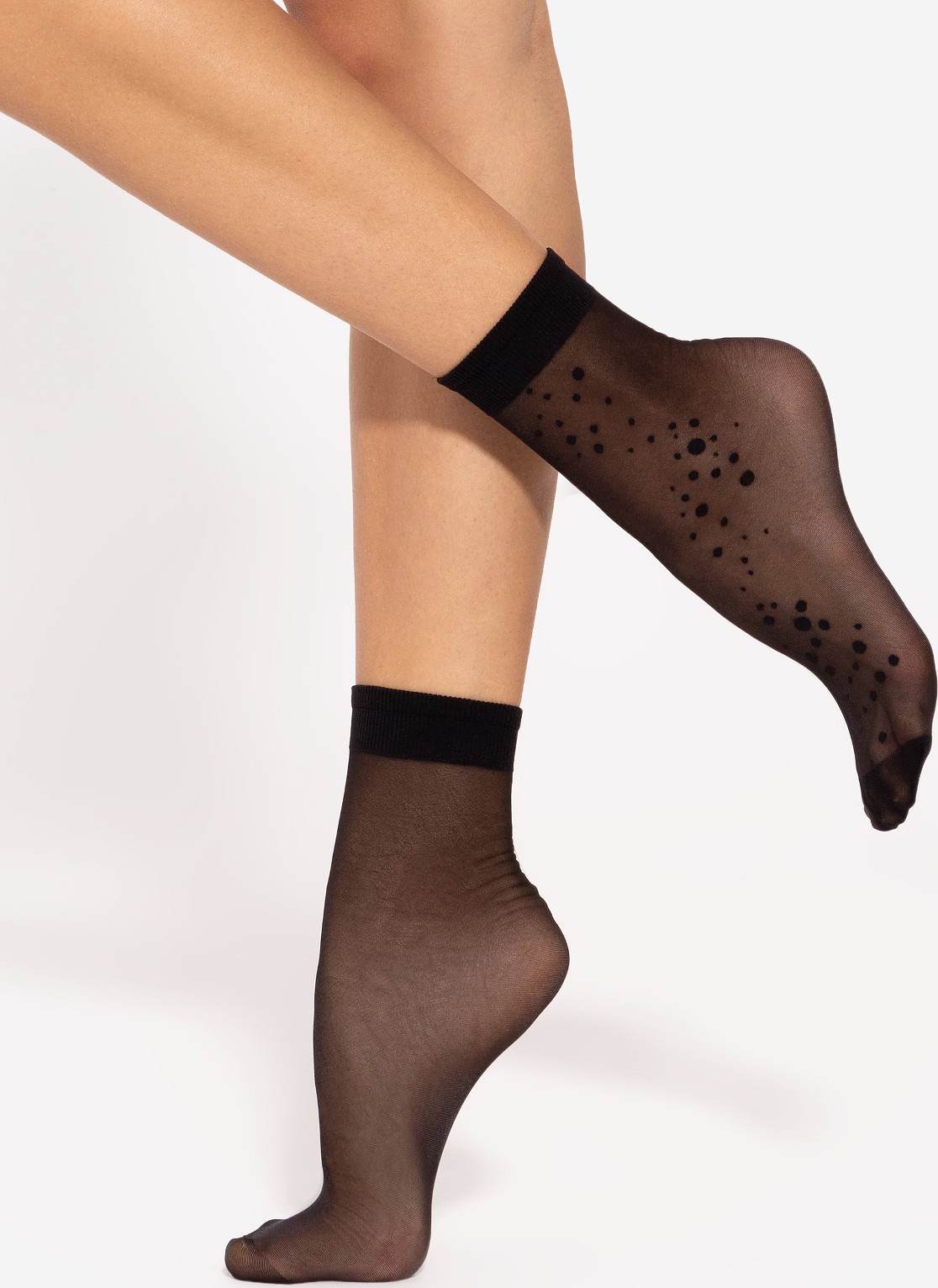 Vzorované silonkové ponožky Gatta Trendy wz.13 20 deň Veľkosť: ONE SIZE, Barva: čierna