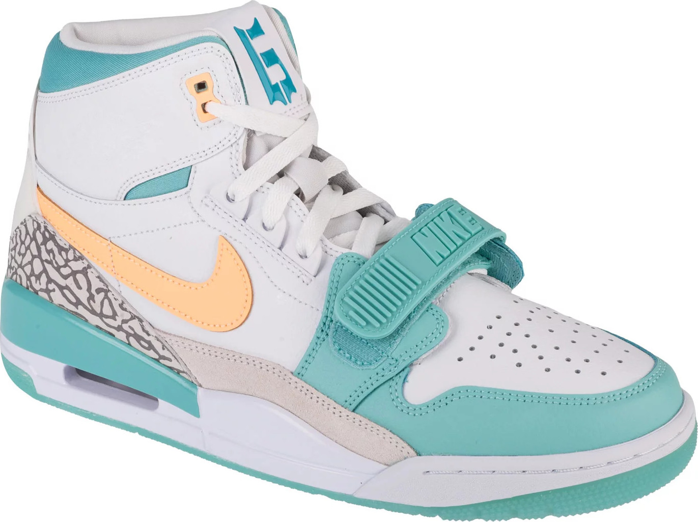 BIELO-MINTOVÉ ČLENKOVÉ TENISKY NIKE AIR JORDAN LEGACY 312 FV3625-181 Veľkosť: 44