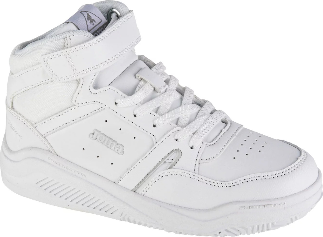 Biele detské členkové tenisky Joma Platea Mid Jr 2402 JPLAMS2402V Veľkosť: 31
