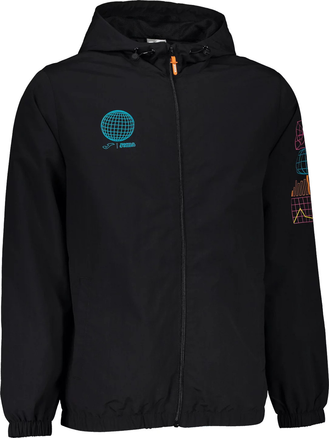 Čierna pánska ľahká bunda Joma Urban Street Jacket 102893-100 Veľkosť: M