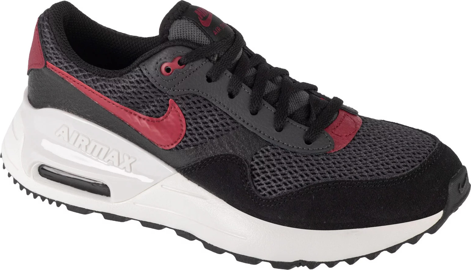 Čierne dámske voľnočasové tenisky Nike Air Max System GS DQ0284-003 Veľkosť: 37,5